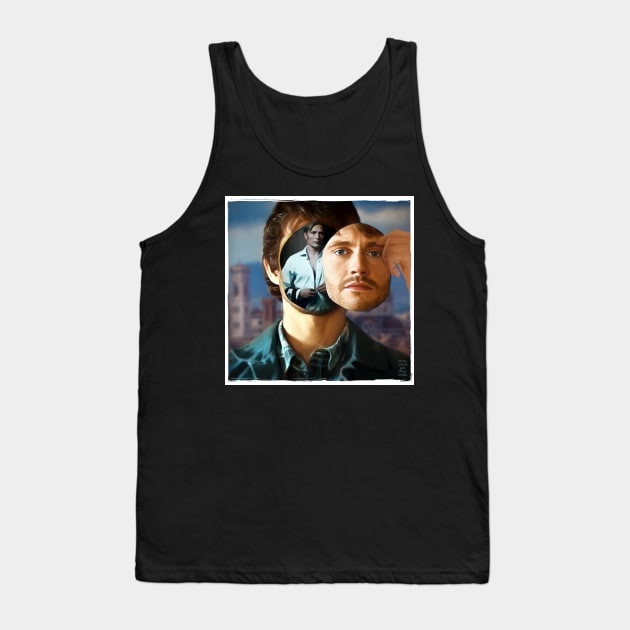 Hannigram Hannibal on Will Graham's Mind Surreal Face Art Tank Top by OrionLodubyal